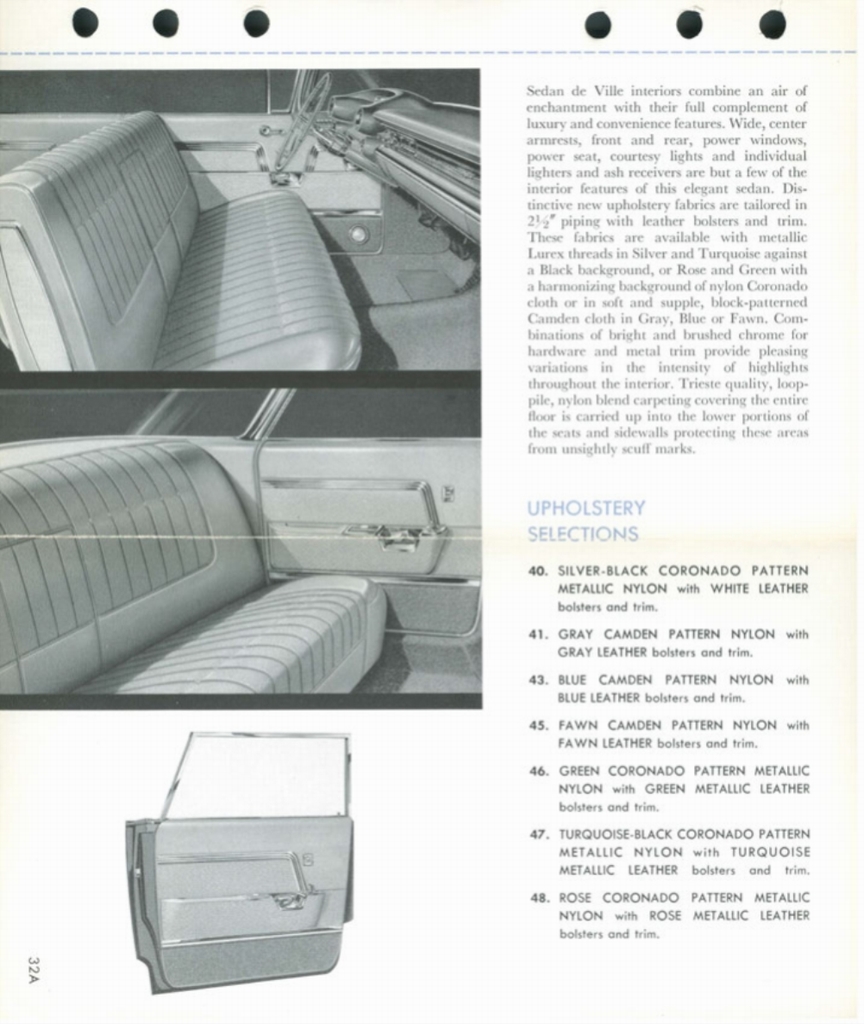 1959 Cadillac Salesmans Data Book Page 100
